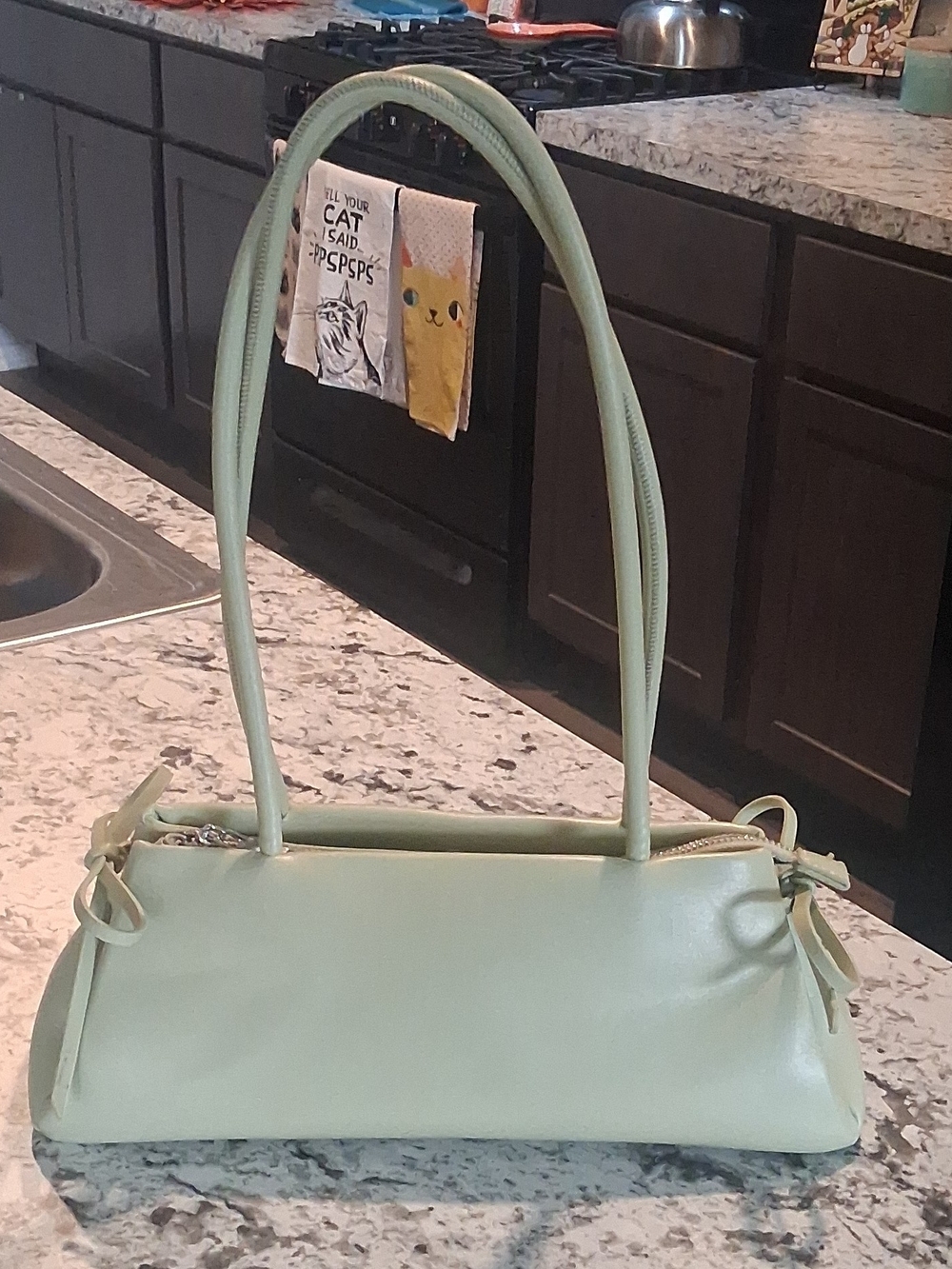 Madison West Green Shoulder Bag